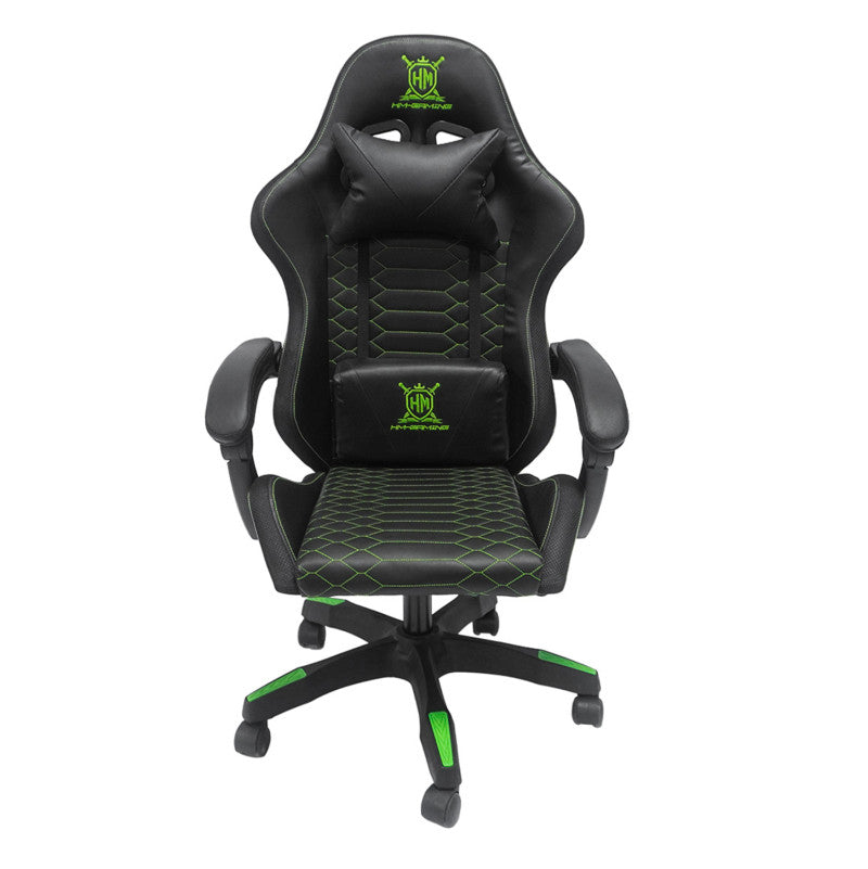 Гејмерски стол LOT Gaming stitch - зелен - 0040-1204