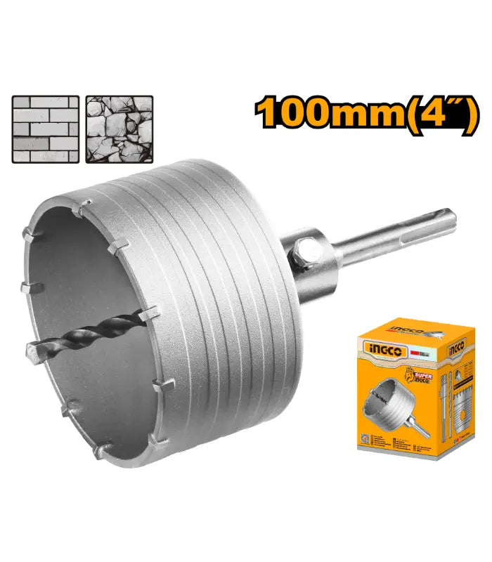 Круни за бетон 100MM INGCO - HCB1001