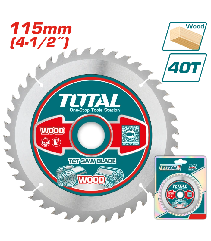 ПИЛА ЗА ДРВО ЗА АГОЛНА БРУСИЛКА 115mm TOTAL - TAC231255