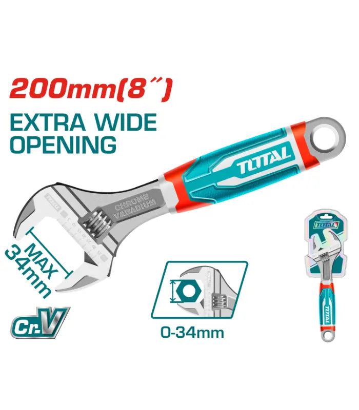 Француски Клуч 200мм 8“ TOTAL - THT101086