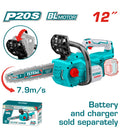 Моторна пила 20V БЕЗ БАТ. МАC-12" TOTAL - TGSLI20128