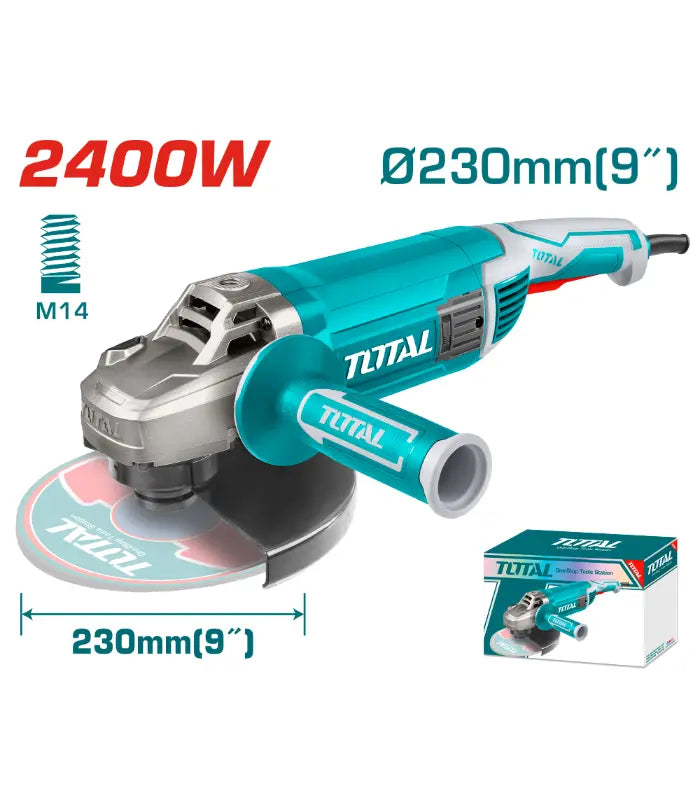 ЕЛЕКТРИЧНА БРУСИЛКА 2400W 230mm TOTAL - TG1252306