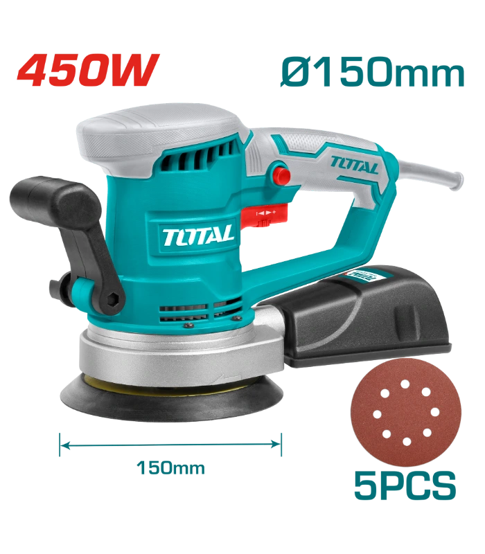 ВИБРАЦИОНА ОРБИТАЛНА БРУСИЛКА 450W TOTAL - TF2041506
