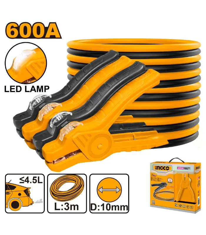 Кабли за автомобил 600A INGCO - LHBTCP6008L