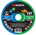 Диск за сечење инокс/челик, FIRECUT 125x1mm - WURTH