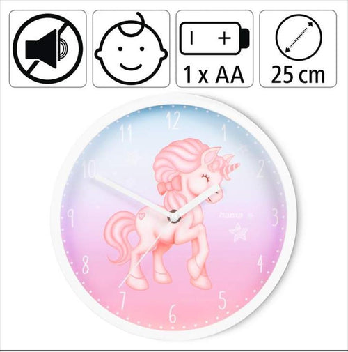 CLOCK HAMA MAGICAL UNICORN KIDS