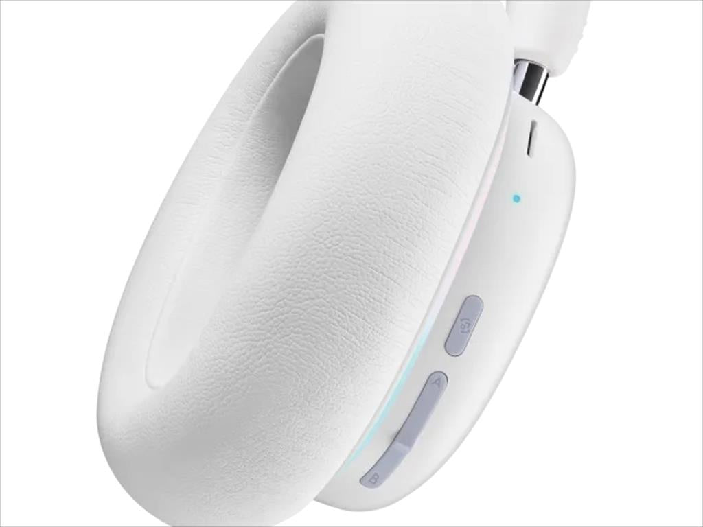 HEADPHONES LOGITECH Gaming-Headset G735 Wireless LIGHTSPEED+bluetooth RGB w/microphone 981-001083, White Mist