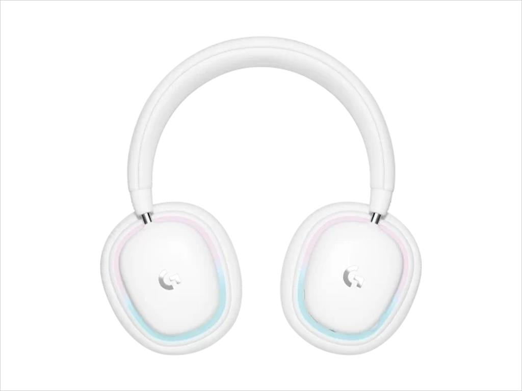 HEADPHONES LOGITECH Gaming-Headset G735 Wireless LIGHTSPEED+bluetooth RGB w/microphone 981-001083, White Mist