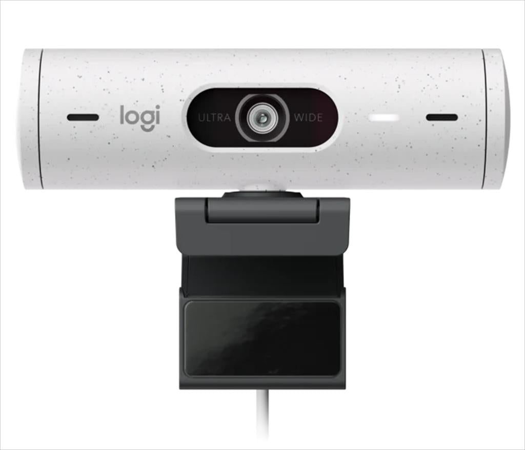 WEB CAMERA LOGITECH BRIO 500 WHITE 1080p/30fps, USB-C, Off-white, 960-001428