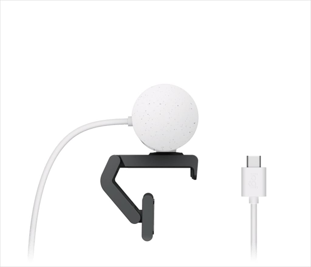 WEB CAMERA LOGITECH BRIO 500 WHITE 1080p/30fps, USB-C, Off-white, 960-001428