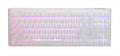 KEYBOARD MECHANICAL DUCKY ONE 3 TKL RGB PBT Double-shot keycaps HOT-SWAPPABLE Cherry MX Brown, Pure White, DKON2187ST-BUSPDPWWWSC1