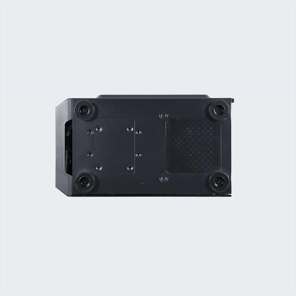 CASE ARMAGGEDDON microATX NIMITZ N5 AURORA BLACK, w/WINDOW, RGB FRONT PANEL, w/o OD DVD slot