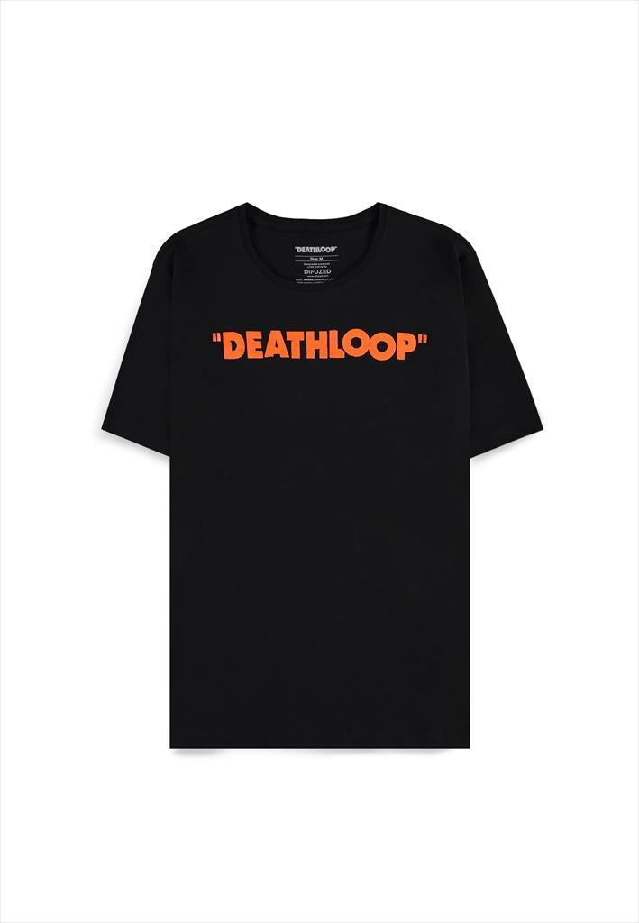 T-SHIRT DEATHLOOP (LOGO), Black Size L