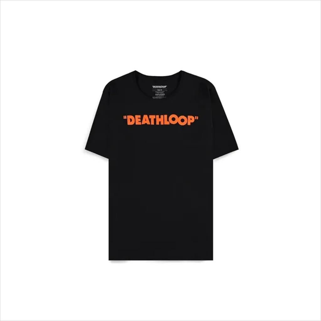 T-SHIRT DEATHLOOP (LOGO), Black Size M