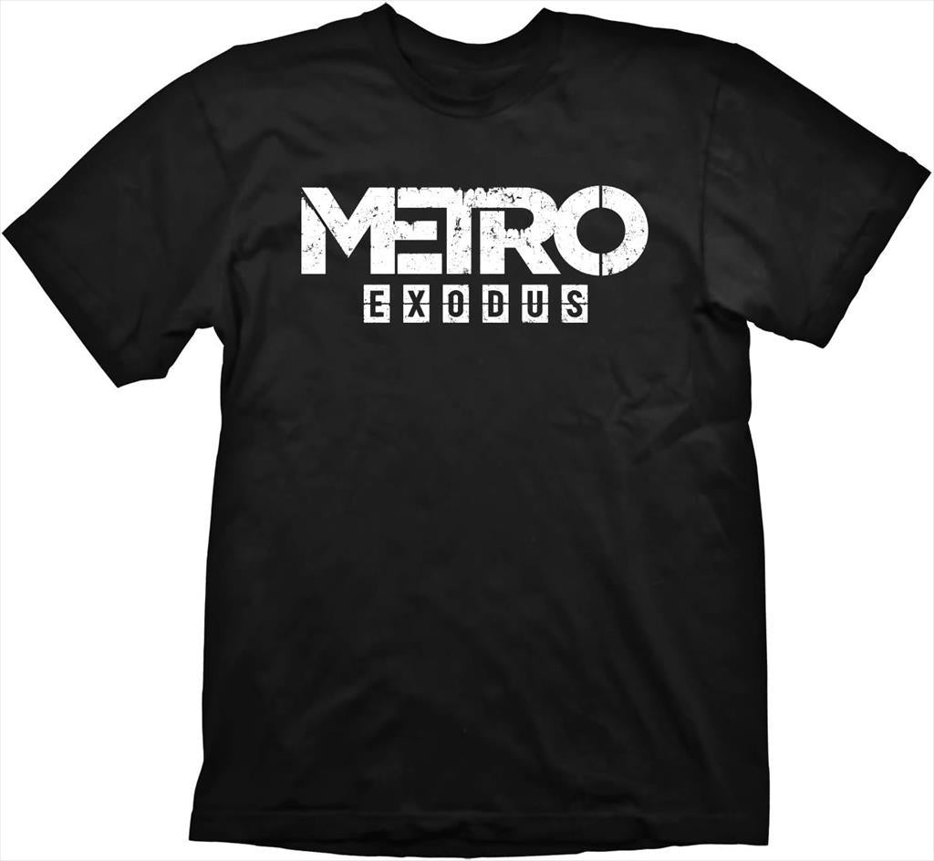 T-SHIRT METRO EXODUS (LOGO), Black Size M