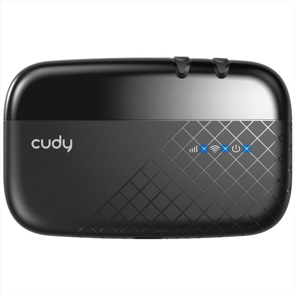 NET ROUTER WIRELESS 4G CUDY MF4 Up to 150/50 Mbps, 5-6 hours working hours, BLACK