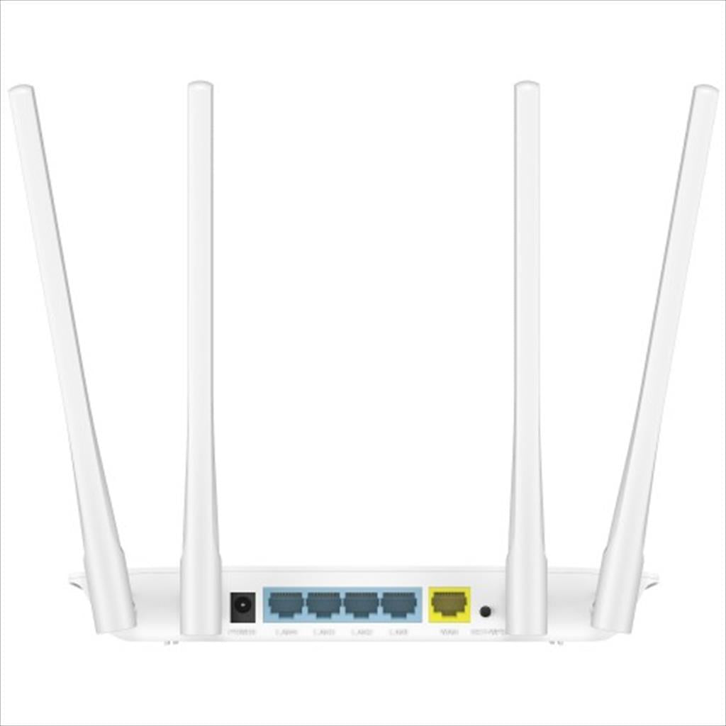 NET ROUTER WIRELESS DUAL BAND AC1200 CUDY WR1200, w/4 antennas, 1x WAN 10/100 port, 4x LAN 10/100 ports