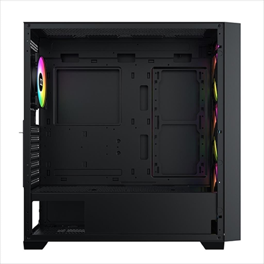 CASE XIGMATEK E-ATX mid-Tower ANUBIS PRO 4FX w/TG Magnet flip, Meshed Grill FP, 3x140mm X40A, 1x120mm X20A ARGB Galaxy II Fan Control Kit