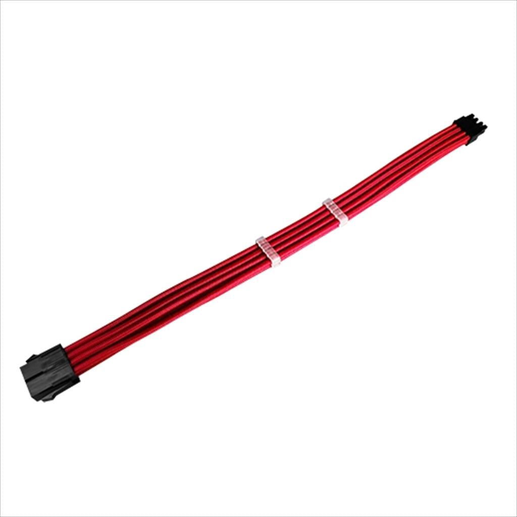 EXTENSION PSU XIGMATEK PCI-E 6+2-pin 30cm RED, EN47529