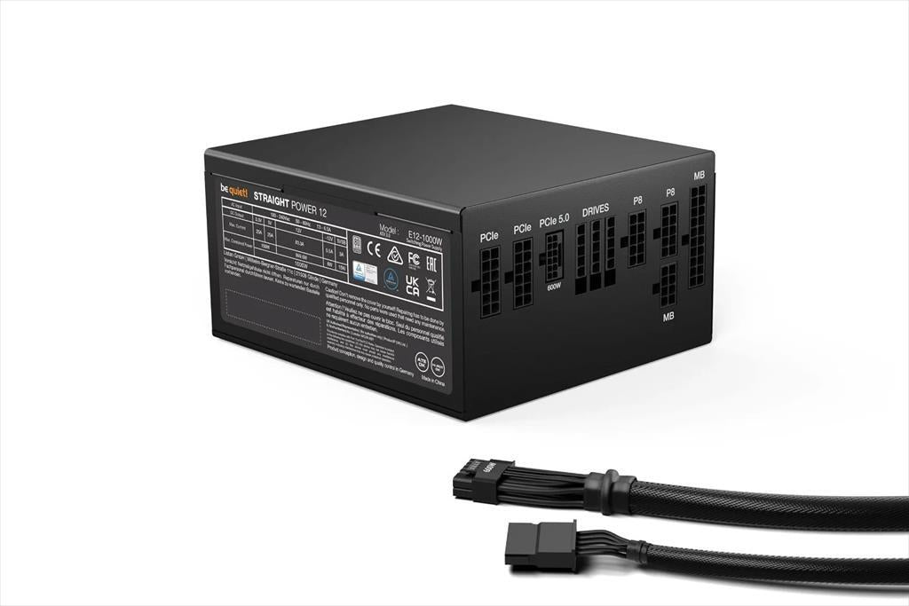 PSU 1000W BE QUIET! STRAIGHT POWER 12 w/PCIe 5.0, 80 Plus PLATINUM FULL MODULAR, BN338