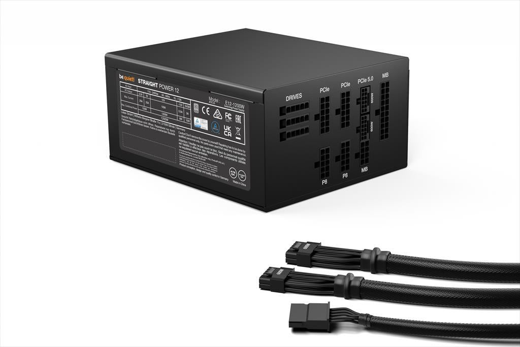 PSU 1200W BE QUIET! STRAIGHT POWER 12 w/PCIe 5.0, 80 Plus PLATINUM FULL MODULAR, BN339