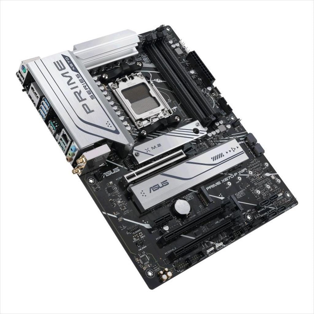 MB AM5 X670-P PRIME WIFI ASUS 4xDDR5 6400Mhz(O.C),HDMI,DP, 3xPCIex16 4.0, PCIex1, 3xM.2, 6xSATAIII, WiFi 6,BT 5.2
