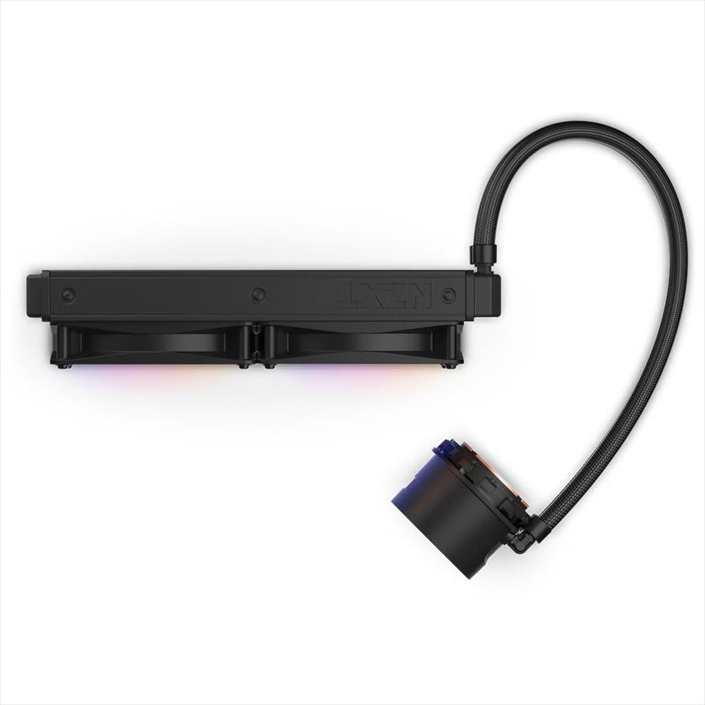 COOLERS CPU AIO NZXT Kraken 240 RGB, 2x120mm F120 RGB Core fans, RGB Controller, w/1.54" LCD display, RL-KR240-B1, MATTE BLACK