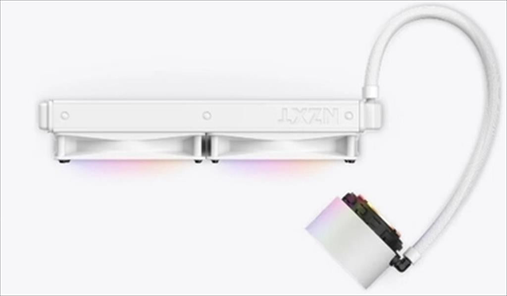 COOLERS CPU AIO NZXT Kraken 280 ELITE RGB, 2x140mm F140 RGB Core fans, RGB Controller, w/2.36" LCD display, RL-KR28E-W1, MATTE WHITE