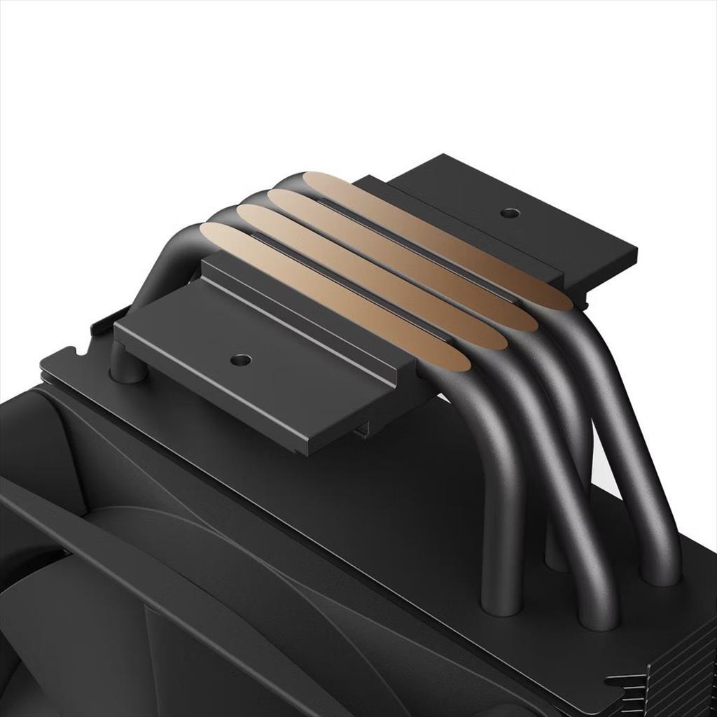 COOLERS CPU NZXT T120 RGB Black, 4 HEAT PIPES, RC-TR120-B1 AMD/INTEL