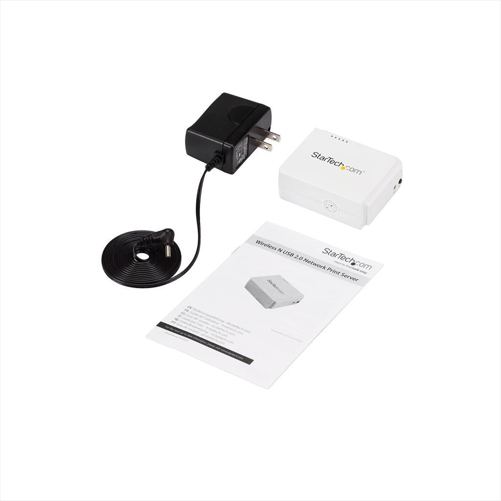NET WIRELESS Print Server StarTech, USB 2.0, RJ-45 100Mb/s, PM1115UWEU