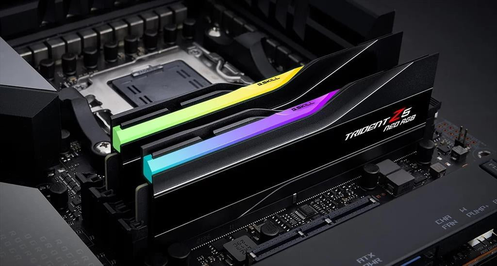 RAM DDR5 48GB(2x24GB) 6000MHz CL40 G.SKILL Trident Z5 NEO RGB AMD EXPO matte black F5-6000J4048F24GX2-TZ5NR