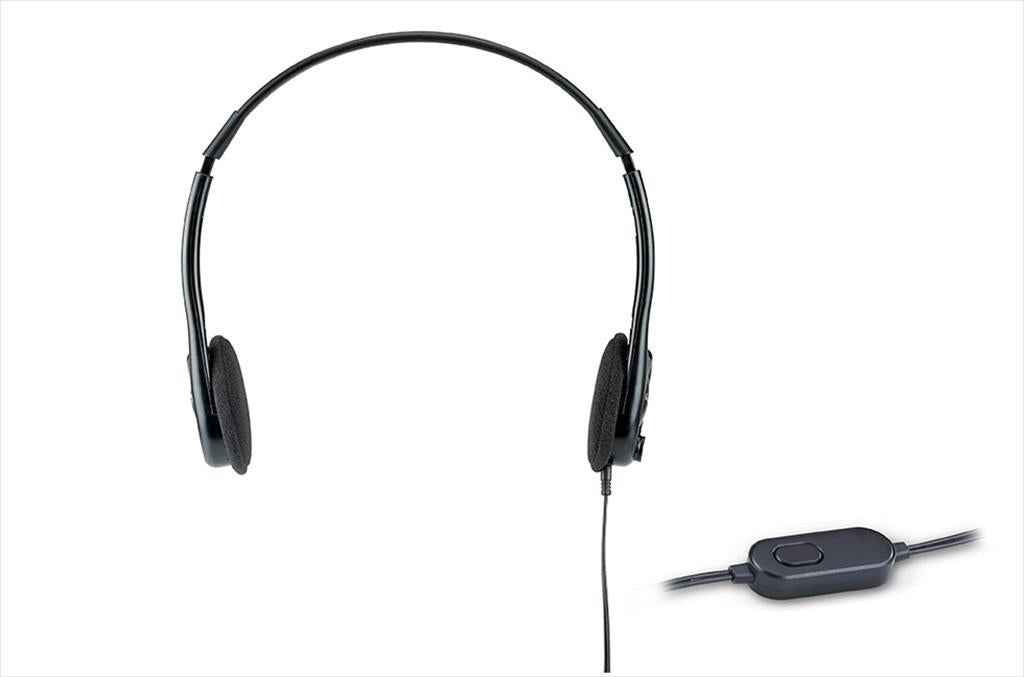 HEADPHONES GENIUS HS-M200C w/microphone, 1x3.5mm jack