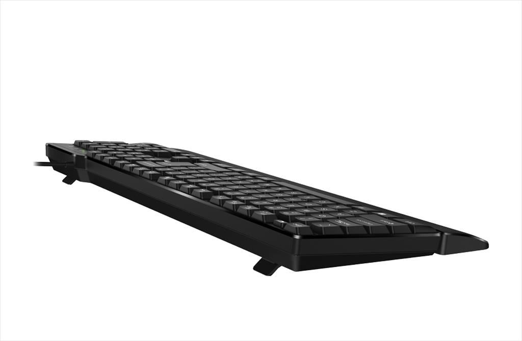 KEYBOARD WIRED USB GENIUS KB-100XP with Palm Rest, Sleep & Multimedia Keys