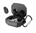 EARPHONES WIRELESS BUDS KINGSTAR KS-K047, Bluetooth w/microphone, Black