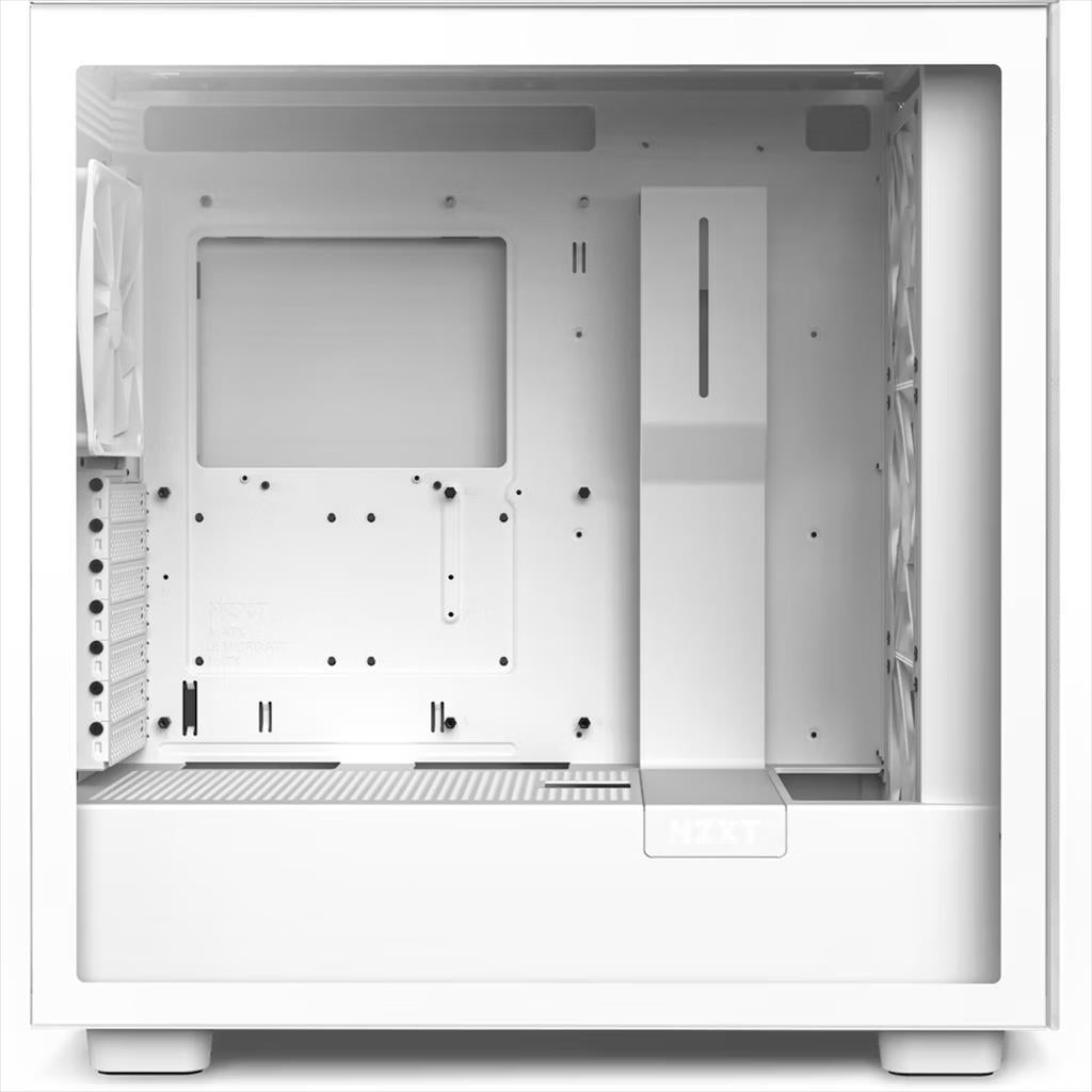 CASE NZXT ATX Mid-Tower H7 ELITE (2023) RGB w/2xWINDOWS + Top MESH 3x F140 RGB Core Fan, F140Q Airflow fan, USB-C 3.2, 2xUSB-A 3.2, Matte White CM-H71EW-02