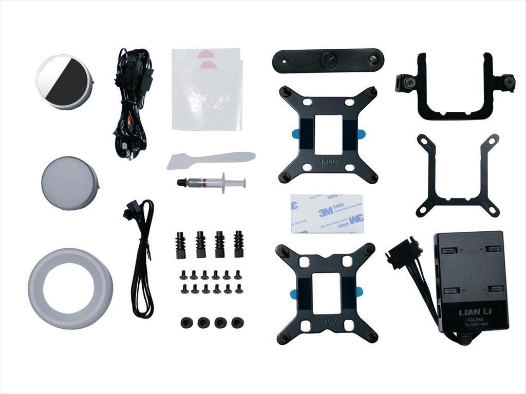 COOLERS CPU AIO LIAN LI GALAHAD II TRINITY SL-INF 360 ARGB, 3x120mm PWM UNI FAN SL-INF ARGB, Black, GA2T36INB