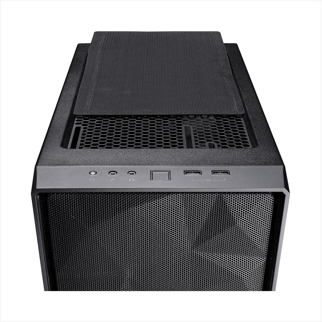 CASE FRACTAL DESIGN ATX Mid-Tower MESHIFY C, 2x120mm Dynamic X2 GP-12 3-pin fans, w/WINDOW, Front Mesh, Black, FD-CA-MESH-C-BKO-TG