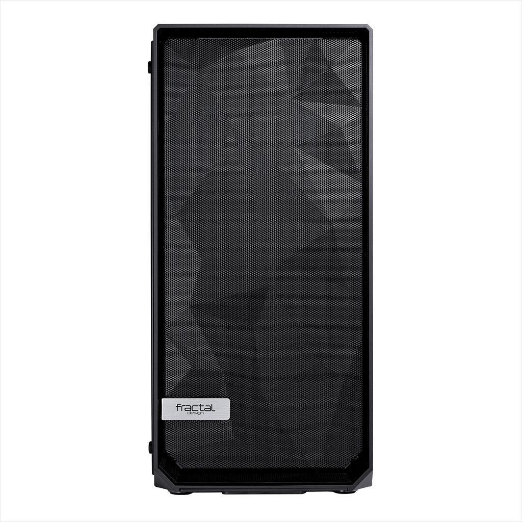 CASE FRACTAL DESIGN ATX Mid-Tower MESHIFY C, 2x120mm Dynamic X2 GP-12 3-pin fans, w/WINDOW, Front Mesh, Black, FD-CA-MESH-C-BKO-TG
