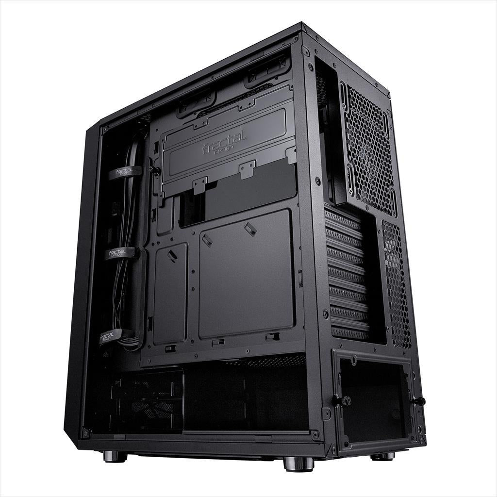 CASE FRACTAL DESIGN ATX Mid-Tower MESHIFY C, 2x120mm Dynamic X2 GP-12 3-pin fans, w/WINDOW, Front Mesh, Black, FD-CA-MESH-C-BKO-TG