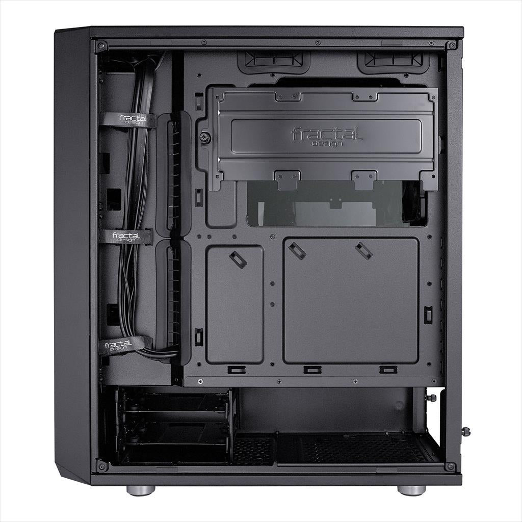 CASE FRACTAL DESIGN ATX Mid-Tower MESHIFY C, 2x120mm Dynamic X2 GP-12 3-pin fans, w/WINDOW, Front Mesh, Black, FD-CA-MESH-C-BKO-TG