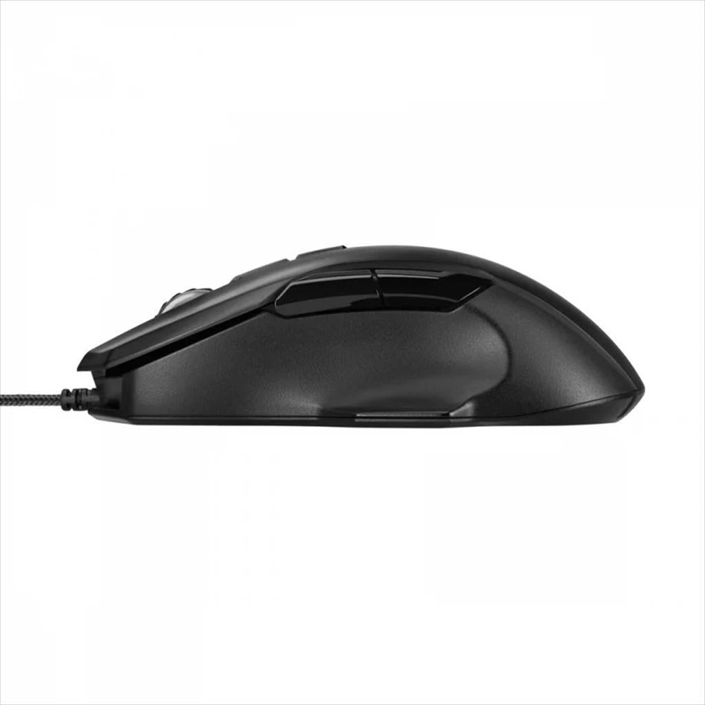 MOUSE WIRED NOXO, DEVIATOR GAMING MOUSE, USB, DPI 6400, 7 PROGRAMMABLE BUTTONS, RGB ILLUMINATION, Black