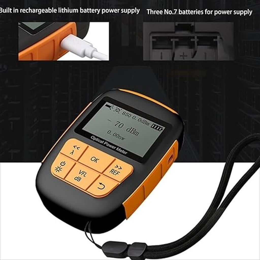 NET LAN OPTICAL POWER METER DIEWU TXJ010, FC / SC / ST connector, self-calibration