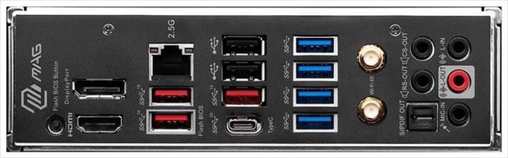 MB AM5 MAG B650 TOMAHAWK WIFI MSI 4xDDR5 7600+Mhz (O.C), DP, HDMI, 2xPCI-Ex16 4.0, PCI-Ex1,  3xM.2, 6xSATA3, 2.5Gb LAN, Wifi6E, BT 5.3 7D75-001R