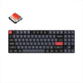 KEYBOARD MECHANICAL KEYCHRON K13 PRO QMK/VIA HS LP RGB LED 80% Gateron Red switch Multi-Device (Wired+Bluetooth), Black, K13P-H1