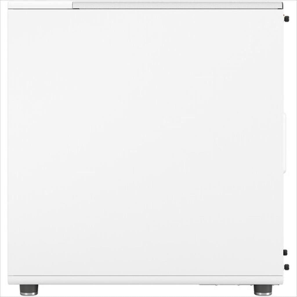CASE FRACTAL DESIGN ATX Mid-Tower NORTH, 2x140mm Aspect 4-pin PWM fans, w/WINDOW Clear, Front wood panel, Chalk White, FD-C-NOR1C-04