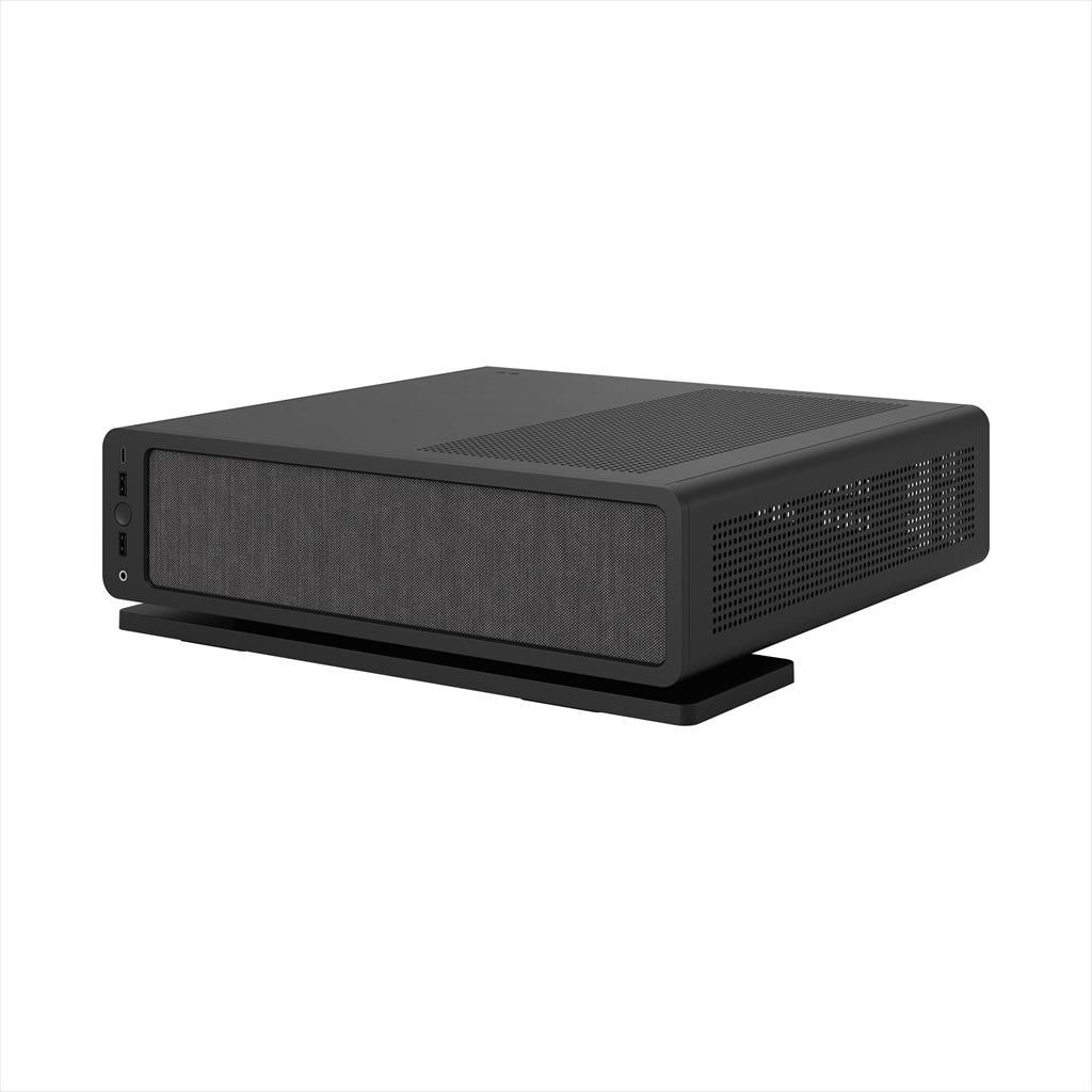 CASE FRACTAL DESIGN mini ITX RIDGE, 2x140mm Aspect 4-pin PWM fans, Black, FD-C-RID1N-11