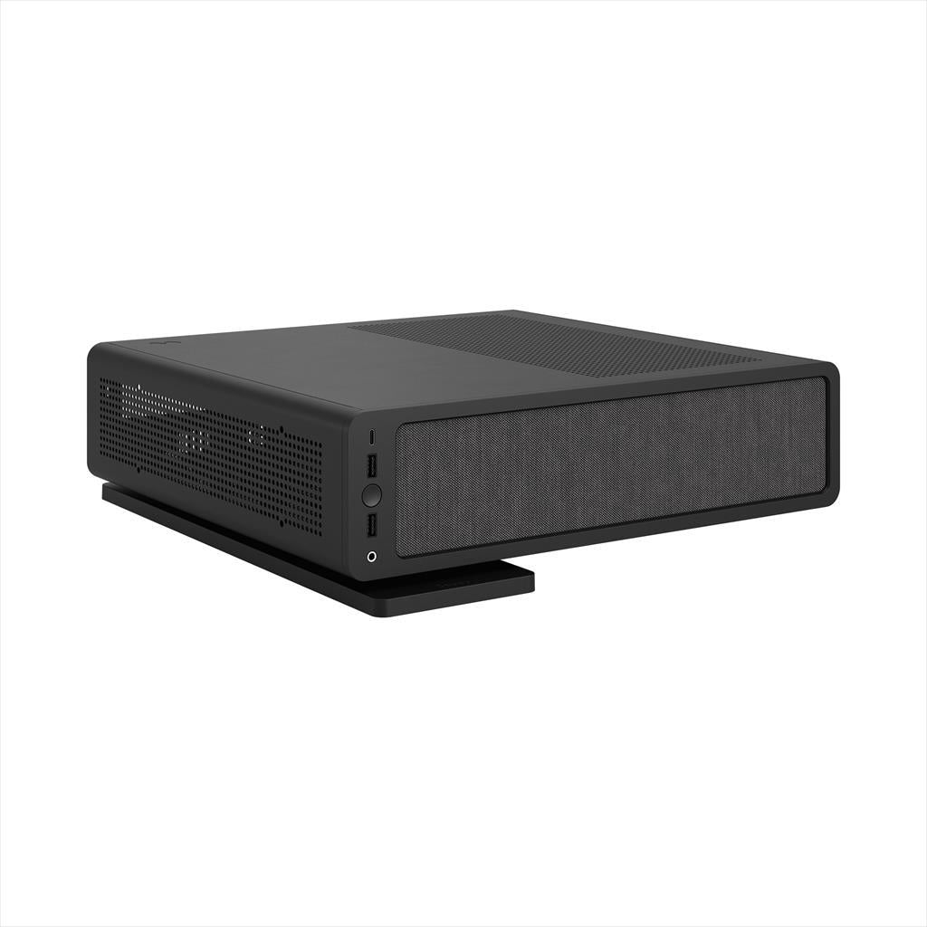 CASE FRACTAL DESIGN mini ITX RIDGE, 2x140mm Aspect 4-pin PWM fans, Black, FD-C-RID1N-11