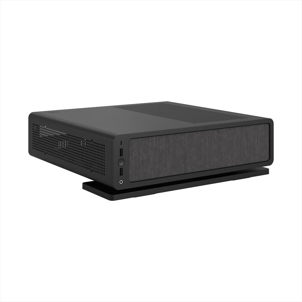 CASE FRACTAL DESIGN mini ITX RIDGE, 2x140mm Aspect 4-pin PWM fans, Black, FD-C-RID1N-11