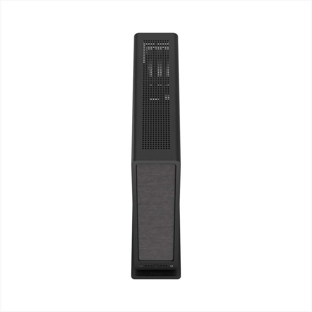 CASE FRACTAL DESIGN mini ITX RIDGE, 2x140mm Aspect 4-pin PWM fans, Black, FD-C-RID1N-11