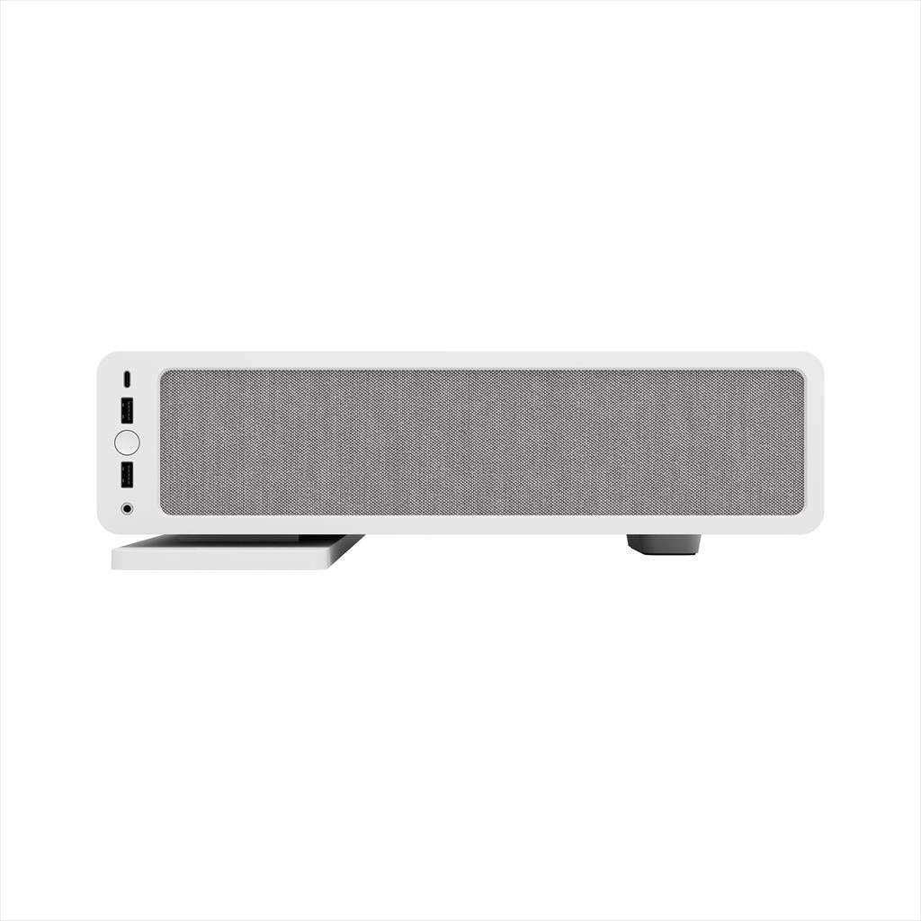 CASE FRACTAL DESIGN mini ITX RIDGE, 2x140mm Aspect 4-pin PWM fans, White, FD-C-RID1N-12